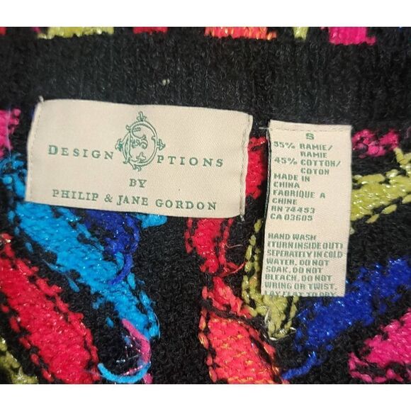 Design Options Funky Colorful Sweater S - Picture 8 of 8